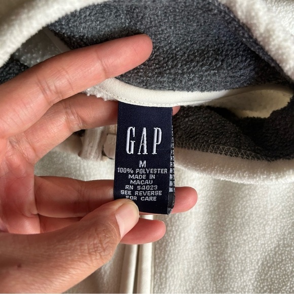 Vintage Gap Fleece Full Zipped Vest Women’s Medium - Picture 2 of 7